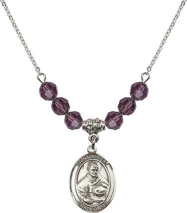 Collar con piedra natal de San Alberto Magno | 1,9 cm
