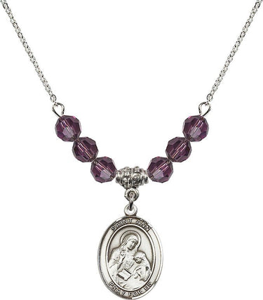 Collar de la Virgen Santa Ana | 1,9 cm | Cuentas de 6 mm | N30-8002