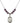Saint Camillus of Lellis Birthstone Necklace | 3/4 inch | 6mm Beads  Amethyst Sterling Silver