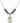 Saint Louise de Marillac Birthstone Necklace | 3/4 inch | 6mm Beads  Amethyst Sterling Silver