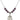 Saint Martha Birthstone Necklace | 3/4 inch | 6mm Beads  Amethyst Sterling Silver