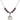 Saint Monica Birthstone Necklace | 3/4 inch | 6mm Beads  Amethyst Sterling Silver