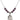 Saint Cecilia Birthstone Necklace | 3/4 inch | 6mm Beads  Amethyst Sterling Silver