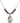 Saint Cecilia Birthstone Necklace | 3/4 inch | 6mm Beads  Amethyst Sterling Silver
