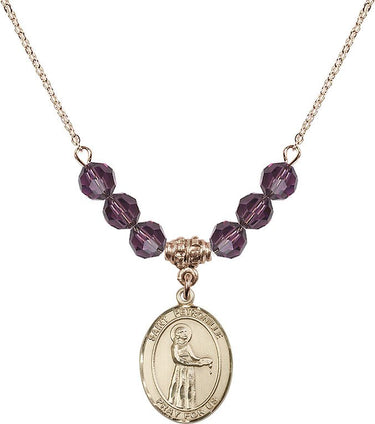 Collar de nacimiento de Santa Petronila | 1,9 cm | Cuentas de 6 mm