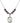 Saint Therese of Lisieux Birthstone Necklace | 3/4 inch | 6mm Beads  Amethyst Sterling Silver