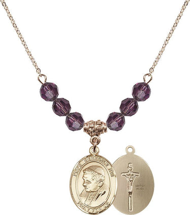 Pope Benedict XVI Birthstone Necklace | 3/4 inch | 6mm Beads