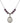 Saint Bartholomew the Apostle Birthstone Necklace | 3/4 inch  Amethyst Sterling Silver
