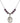 Saint Margaret of Cortona Birthstone Necklace | 3/4 inch | 6mm Beads  Amethyst Sterling Silver