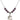 Saint Amelia Birthstone Necklace | 3/4 inch | 6mm Beads  Amethyst Sterling Silver