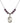 Saint Amelia Birthstone Necklace | 3/4 inch | 6mm Beads  Amethyst Sterling Silver