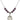 Saint Catherine of Alexandria Birthstone Necklace | 3/4 inch  Amethyst Sterling Silver