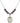 Saint Catherine of Alexandria Birthstone Necklace | 3/4 inch  Amethyst Sterling Silver
