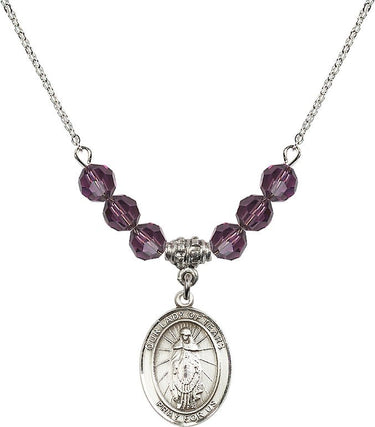 Our Lady of Tears Birthstone Necklace | 3/4 inch | 6mm Beads