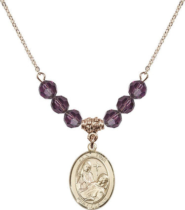 Collar de nacimiento de Santa Fina | 1,9 cm | Cuentas de 6 mm