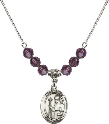 Saint Regis Birthstone Necklace | 3/4 inch | 6mm Beads