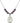 Our Lady the Undoer of Knots Birthstone Necklace | 3/4 inch  Amethyst Sterling Silver