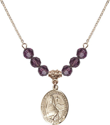 Jeanne Chezard de Matel Birthstone Necklace | 3/4 inch
