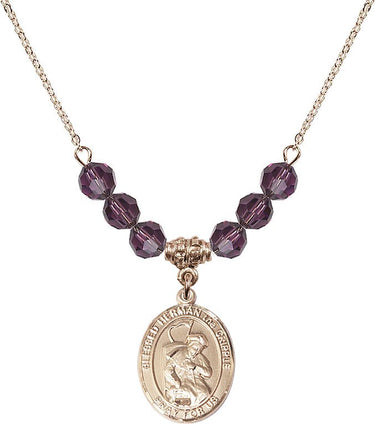 Blessed Herman the Cripple Birthstone Necklace | 3/4 inch