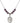 Saint Lydia Purpuraria Birthstone Necklace | 3/4 inch | 6mm Beads  Amethyst Sterling Silver