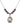 Our Lady of Good Help Birthstone Necklace | 3/4 inch | 6mm Beads  Amethyst Sterling Silver