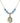 Saint Cecilia Birthstone Necklace | 3/4 inch | 6mm Beads  Aqua 14kt Gold Filled