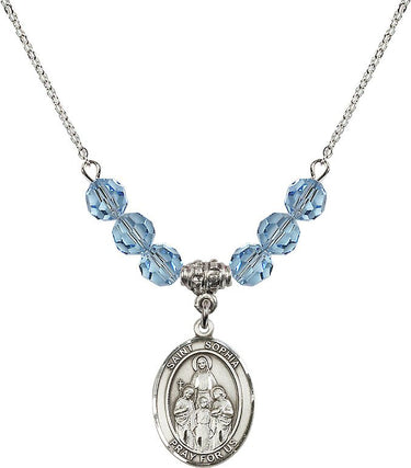 Collar de la piedra natal de Santa Sofía | 3/4 pulgada | Cuentas de 6 mm