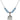 Saint Christopher Birthstone Necklace | 3/4 inch | 6mm Beads  Aqua Sterling Silver