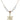 Cross Birthstone Necklace | 7/8 inch | 6mm Beads  Crystal 14kt Gold Filled