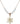 Cross Birthstone Necklace | 7/8 inch | 6mm Beads  Crystal 14kt Gold Filled
