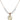 Miraculous Medal Birthstone Necklace | 5/8 inch | 6mm Beads  Crystal 14kt Gold Filled