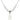 Cross Birthstone Necklace | 1 inch | 6mm Beads  Crystal Sterling Silver