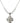 5-Way Birthstone Necklace | 3/4 inch | 6mm Beads  Crystal Sterling Silver