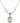 Saint John Licci Birthstone Necklace | 3/4 inch | 6mm Beads  Crystal Sterling Silver