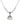 Saint Andre Bessette Birthstone Necklace | 3/4 inch | 6mm Beads  Crystal Sterling Silver