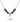 Saint Brigid of Ireland Cross Birthstone Necklace | 5/8 inch  Emerald 14kt Gold Filled