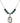 Saint Brendan the Navigator Birthstone Necklace | 3/4 inch | 6mm Beads  Emerald Sterling Silver