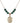 Saint Matilda Birthstone Necklace | 3/4 inch | 6mm Beads  Emerald 14kt Gold Filled