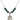 Saint Aaron Birthstone Necklace | 3/4 inch | 6mm Beads  Emerald Sterling Silver