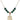 Saint Odilia Birthstone Necklace | 3/4 inch | 6mm Beads  Emerald 14kt Gold Filled