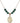 Saint Odilia Birthstone Necklace | 3/4 inch | 6mm Beads  Emerald 14kt Gold Filled
