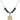 Saint Christina the Astonishing Birthstone Necklace | 3/4 inch  Emerald 14kt Gold Filled