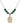 Saint Christina the Astonishing Birthstone Necklace | 3/4 inch  Emerald 14kt Gold Filled