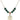 Saint Uriel the Archangel Birthstone Necklace | 3/4 inch | 6mm Beads  Emerald 14kt Gold Filled