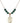 Saint Uriel the Archangel Birthstone Necklace | 3/4 inch | 6mm Beads  Emerald 14kt Gold Filled