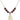 Miraculous Medal Birthstone Necklace | 3/4 inch | 6mm Beads  Garnet 14kt Gold Filled