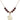 Madonna Birthstone Necklace | 7/8 inch | 6mm Beads  Garnet 14kt Gold Filled