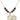 Saint Benedict Birthstone Necklace | 5/8 inch | 6mm Beads  Garnet 14kt Gold Filled