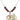 Saint Christopher Birthstone Necklace | 7/8 inch | 6mm Beads  Garnet 14kt Gold Filled