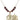 Saint Christopher Birthstone Necklace | 7/8 inch | 6mm Beads  Garnet 14kt Gold Filled